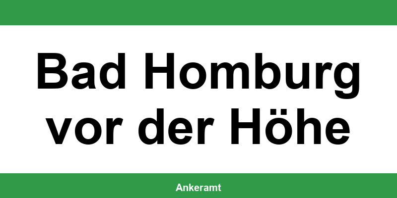 Kontakt zur Ausländerbehörde Bad Homburg vor der Höhe – Termin online
