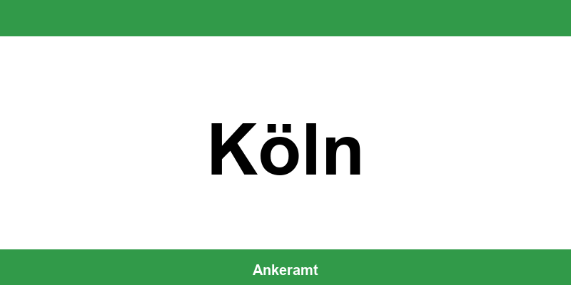 Kontakt zur Ausländerbehörde Köln – Termin online