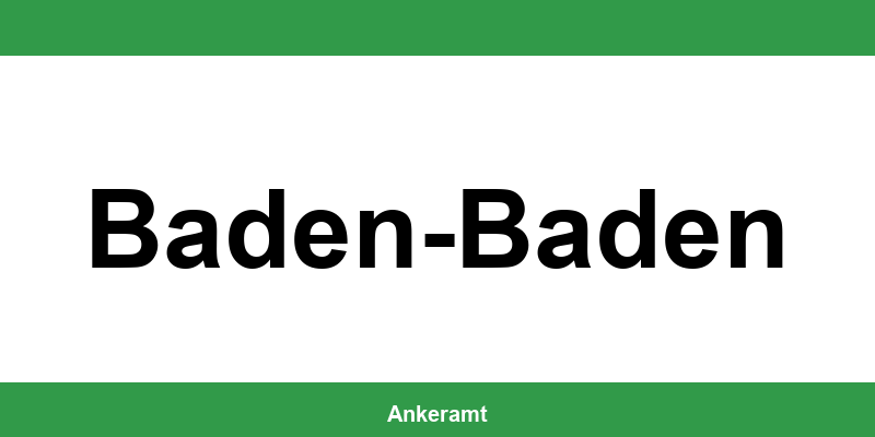Kontakt zur Ausländerbehörde Baden-Baden – Termin online
