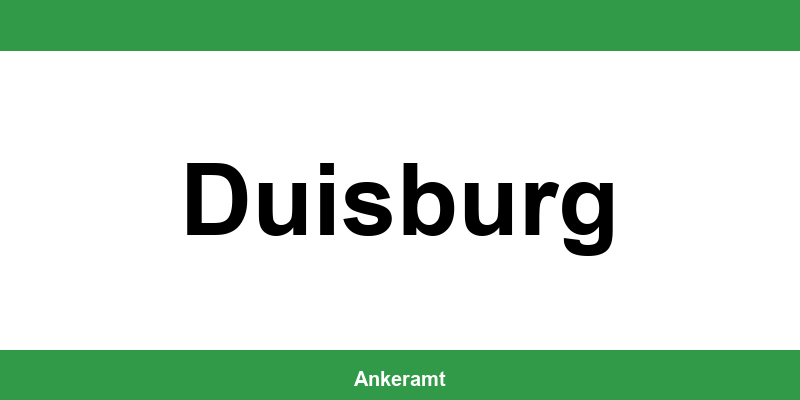 Kontakt zur Ausländerbehörde Duisburg – Termin online