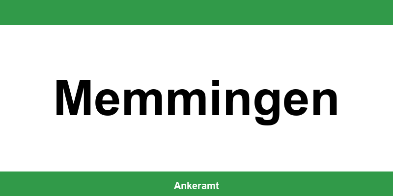 Kontakt zur Ausländerbehörde Memmingen – Termin online