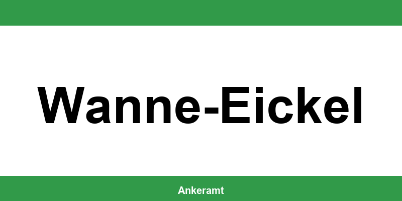 Kontakt zur Ausländerbehörde Wanne-Eickel – Termin online