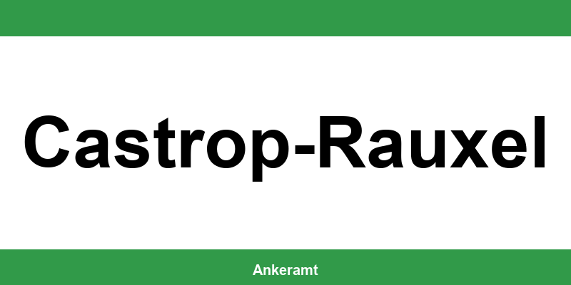Kontakt zur Ausländerbehörde Castrop-Rauxel – Termin online