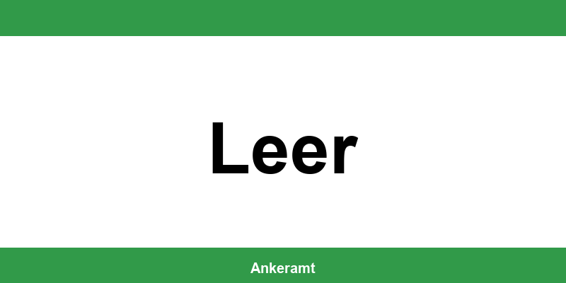 Kontakt zur Ausländerbehörde Leer – Termin online