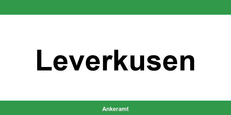 Kontakt zur Ausländerbehörde Leverkusen – Termin online